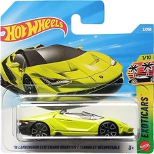 MSP Wheels '16 Lamborghini Centenario Roadster - Neon Green - Short Card - JJK74 (1/64)