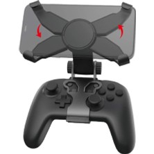MSP 360 Derece Dönen Gamepad Kelepçe Kontrolörü Telefon Klipsi Cep Telefonu Braketi Telefon Tutucu Tutucu Ns Pro Pro Kumanda ile Uyumlu