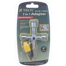 MSP T 24014 Universal Kabin Anahtarı, Metrik, 14 x 10 x 1 cm