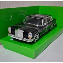 MSP 1.24 Ölçek Welly Marka Lisanslı Mercedes Benz 600 Pulman Siyah Renk