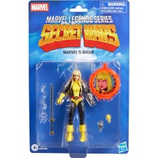 MSP Efsaneler Serisi Gizli Savaşlar Magik, Retro X-Men ve Yeni Mutantlar Çizgi Roman Koleksiyon 15,5 cm Aksiyon Figürü Mercek Kalkanı ile