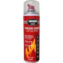 MSP Works Yangın Söndürücü Savar Sprey, 500 Ml, Araç, Ev ve Iş Yeri Için Yangın Tüpü