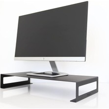MSP Metal Monitör Standı - Siyah - Monitör Yükseltici - Laptop Standı - Organizer - SMS1BL