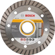 MSP Professional Accessories Standard Seri Genel Yapı Malzemeleri Için Turbo Segmanlı Elmas Kesme Diski 115 Mm, Gri