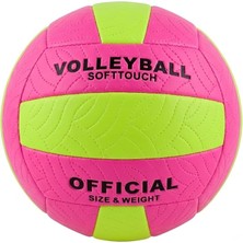 MSP Voleybol Topu Resmi Boyut No: 5 Premium Dikişli Çift Astarlı Iç ve Dış Mekan Için Maç ve Antrenman Topu (Pompa Hediyeli)
