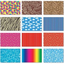 MSP Kartonu Desenli 12 Li Karışık 50X70CM 200952-99 7793043059658