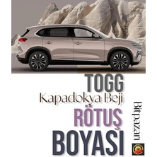 MSP Market Togg Kapadokya Beji Orjinal Rötuş Boyası ve Fırça Seti 25ML, Kpdkyatoggff