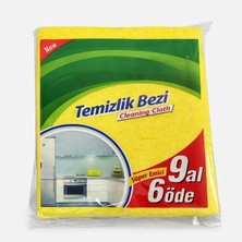 MSP Bezi Süper Emici Sarı Mutfak ve Ev Temizlik Bezi, 9'lu Paket