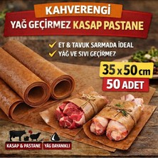 MSP Yağ Geçirmez Kasap Pastane Kağıdı 35X50 cm Et Tavuk Sarma 50 Adet