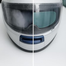 MSP Önleyici Motosiklet Kaskı Vizörü – Su Geçirmez Anti-Fog Lens Filmi, Çizilmeye Dayanıklı Koruyucu Katman, Gece Görüş Netleştirici, Evrensel Uyumlu