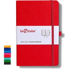 MSP Color Tarihsiz Klasik Defter Rec Note 13X21 Çizgili Kırmızı