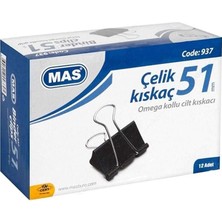 MSP 937 Omega Çelik Kıskaç 51 mm -Siyah-
