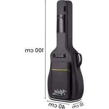 Kalın Gigbag Klasik Gitar Çantası, Capo Hediye ile