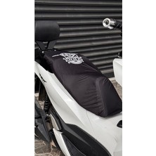 MSP Honda Pcx Sele ile Uyumlu Kılıfı Sele Örtüsü Paraşüt Kumaşı Baskılı Su Geçirmez.