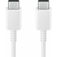 MSP EP-DX310 USB Type-C - USB Type-C Kablo, Veri Kablosu, Şarj Kablosu, 1,8 M, 3 A, Beyaz