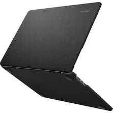 MSP MacBook Air 15" (M5/m4/m3/m2/m) ile Uyumlu Kılıf Urban Fit Örgü Kumaş Siyah Kapak - ACS06958 (Spigen Tr Garantili)
