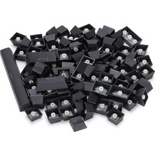 MSP 108 Tuş Universal Mekanik Klavye Tuş Takımı Kapağı Keycap Siyah Us Layout Ingilizce Dizilim