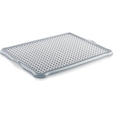 MSP Home 44X35 cm Plastik Bulaşık Süzgeci Mat Izgara Süzgeçli Süzmatik Tezgah Üstü Bulaşık Kurutmalık Büyük Boy Mutfak Süzgeci (Asorti Renk)