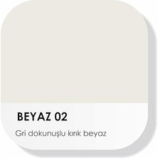 MSP Su Bazlı Silinebilir Iç Cephe Duvar Boyası, 200ML, Özel Mat, Silikon Katkılı - 2023 Summer Palette - (Beyaz 02)