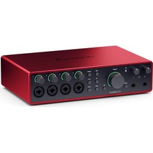 MSP Scarlett 18I16 4. Nesil USB Ses Arayüzü, Şarkı Yazma, Müzik Prodüksiyonu, Kayıt ve Podcasting Için — Yüksek Kalite, Stüdyo Kalitesinde Kayıt ve Kayıt Yapmak Için Gerekli Tüm Yazılımlar