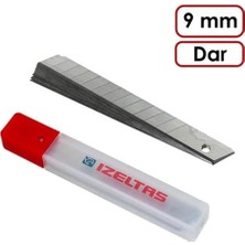 MSP 14000005089 Pro Maket Bıçağı Dar Yedek Bıçak 9 mm (10'lu), İZELTAŞ.14000005089