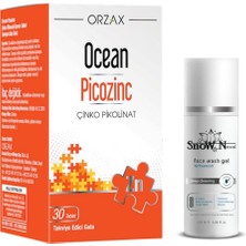 MSP Picozinc Çinko Pikolinat 15MG 30 Tablet + Yüz Temizleme Jeli Hediye, SNOWCOSMETICOCEAN10
