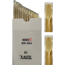 MSP BR-354A Alto Saksafon Kamışı 10'lu Paket (No:2.5)