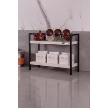 MSP MDSMUR0002 Metal Masa Tezgah Üstü Düzenleyici Organizer Banyo Mutfak Rafı Kitaplık Baharatlık