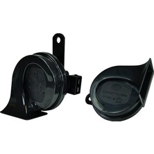 MSP Korna TE26 Set - 12V - 110DB(A) - 400Hz-500Hz - Yüksek Ses/düşük Ses - Elektrikli - Ece Onaylı - Gövde Rengi: Siyah - Miktar: 2 Fanfare