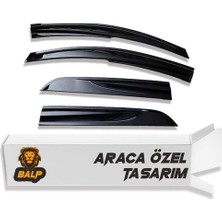 MSP Volkswagen Polo Uyumlu Cam Rüzgarlığı 4'lü 2002-2008 Ile Uyumlu Arası