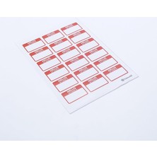 MSP Sticker, Hello My Name Is Isimlik, Okul Etiketi, 4.5x3 Cm, 180 Adet (10 Sayfa) Tek Ebat