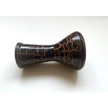Turuncu Çatlak Desenli Darbuka, 22CM Çap ve 5 Numara