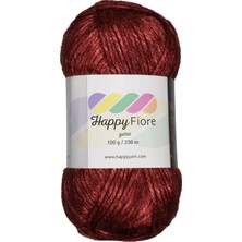 MSP Fiore Parlak Örgü Ipi - 100 G / 230 M - Yün/poliamid/akrilik Karışımı - Parlak Dokulu, Yumuşak ve Dayanıklı (Kırmızı)