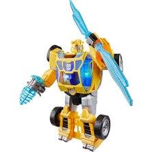 MSP Cyberworld Bumblebee Power Spark, Energon Dalgalanması | Sesli ve Işıklı 28 Cm'lik Aksiyon Figürü | Robottan Araca Hızlı Dönüşüm | 6 Yaş ve Üzeri