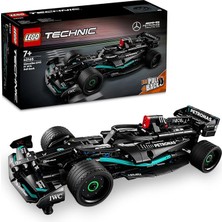 MSP Technic Mercedes-Amg F1 W14 E Performance Pull-Back 42165-7 Yaş ve Üzeri Çocuklar Için Koleksiyonluk Yaratıcı Yarış Arabası Model Yapım Seti, Doğum Günü Hediyesi Fikri (240 Parça)