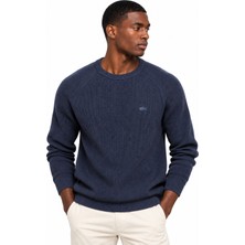 Lacoste Erkek Slim Fit Fitilli Örme Kazak