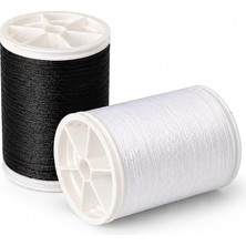 MSP Home 2X500 Metre Dikiş Ipi Seti Siyah Beyaz – Makine Ipi, Nakış Ipi, Dayanıklı Dikiş Ipliği, Hobi ve Terzilik Için Profesyonel Set