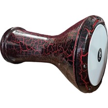 MSP Darbuka/doumbek Döküm Alüminyum - Tuning Lugs & Rmvble Head (8 ½ Inç) (Çatlak Lav)