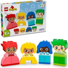 MSP Duplo Ilk Büyük Duygularım 10415-1 Buçuk Yaş ve Üzeri Çocuklar Için Kişiselleştirilebilir Eğitici Oyuncak Yapım Seti, Doğum Günü Hediyesi Fikri (23 Parça)