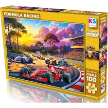 MSP Games 100 Parçalık Formula Yarışları Çocuk Yapboz - 6 Yaş Üzeri - Erkek Çocuk - 48 x 34 cm - 31505