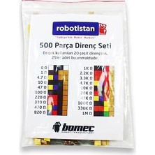 MSP 1/4 W Direnç Kiti (500 Adet)