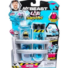 MSP Lab Swarms Lab Pack, Su Ekleyerek Deney Yapın, Test Tüpünü Sallayın ve 1 "mrbeast Koleksiyon Karakterinden 5 Pk Açığa Çıkarın, 100+ Toplanacak, Sınırlı Sayıda Hiperkrom Panter'e Dikkat Edin