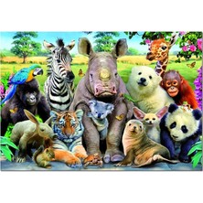 MSP - 1000 Parça Selfies Yapbozları: Sınıf Fotoğrafları | Komik Hayvan Yapbozları | Boyut 68 x 48 cm | Tutkal Düzeltme Dahildir | Yetişkinler Için 14 Yaş (15517)