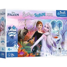 MSP 50010 60 Xxl Super Shape Çılgın Şekil Yapbozlar, Büyük Parçalar, Renkli Yapbozlar, Masal Karakterleri, 4 Yaşından Büyük Çocuklar Için Eğlence, Frozen, Dans Eden Kız Kardeşler