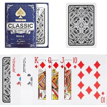 MSP Plastik Siyah Su Geçirmez Poker Iskambil Oyun Kağıdı RD63SY