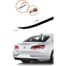 MSP Passat Ile Uyumlu cc Bagaj Üstü Spoiler Piano Black