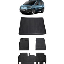 MSP Doblo 2026 Model Ile Uyumlu 5d Premium Ekstra Havuzlu Paspas ve Bagaj Havuzu Set