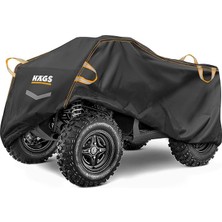 MSP Atv Brandası, Atv Koruma Kılıfı, Örtüsü Su Geçirmez Dış Mekan Ağır Hizmet Tipi, 4 Mevsim (XXXL-255-110-120) - Siyah