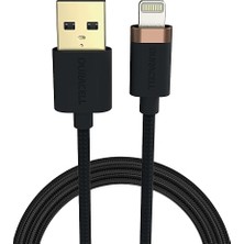 MSP 2m Lightning To Usb-A Örgülü Şarj Kablosu - Siyah