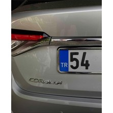 MSP Nikelajlı Oto Plakalık 2 Adet Krom Plakalık